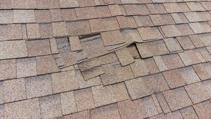 Repairing Asphalt Shingle Damage